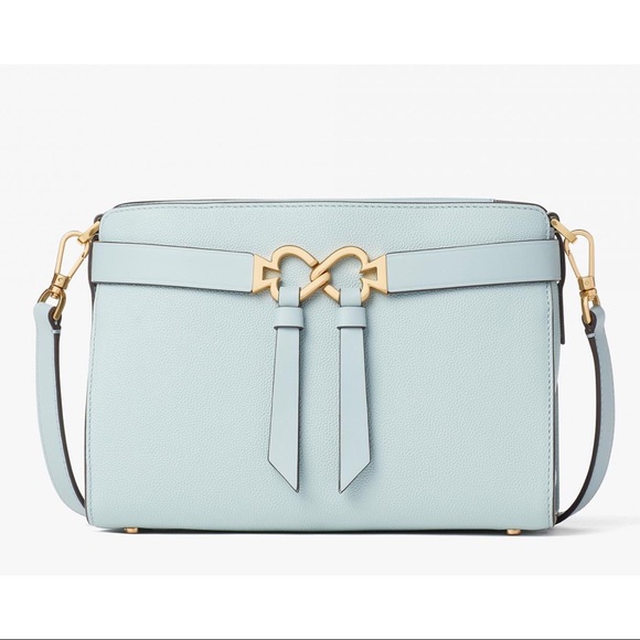 kate spade Handbags - KATE SPADE TOUJOURS MEDIUM CROSSBODY CLOUDMIST LIGHT BLUE NWT